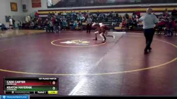 138 lbs 1st Place Match - Cade Carter, Enumclaw vs Keaton Mayernik, Stanwood