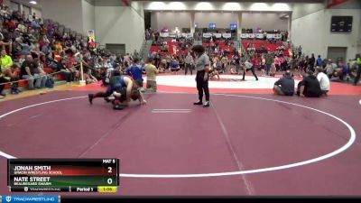 180 lbs Semifinal - Jonah Smith, Gracin Wrestling School vs Nate Street, Beauregard Swarm