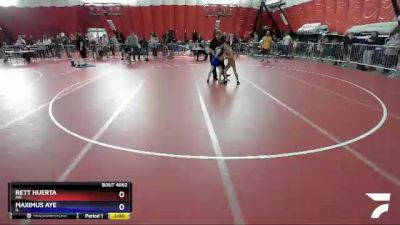 74 lbs Quarterfinal - Rett Huerta, MN vs Maximus Aye, IL