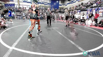 125 lbs Rr Rnd 4 - Hannah Hart, Perkins vs Talyn Minney, Cowboy Wrestling Club