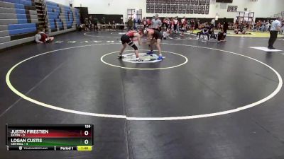 126 lbs Round 3 (10 Team) - Justin Firestien, Eaton vs Logan Custis, Central