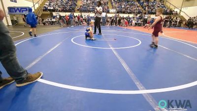 70-75 lbs Rr Rnd 3 - Dax Thompson, IRONMEN Wrestling Club vs Kaisen Kelley, Pryor Tigers