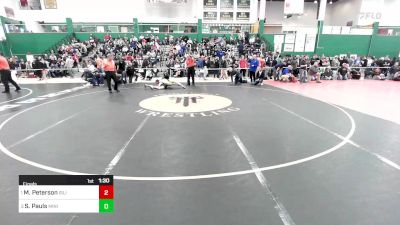 107 lbs Final - Mora Peterson, Islip vs Sara Pauls, Minisink Valley