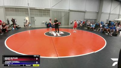 132 lbs Placement Matches (8 Team) - Adam Butler, Ohio Red vs Joseph Sowell, Alabama