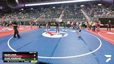 63 lbs Quarterfinal - Ryder Wisniewski, Green River Grapplers Wrestling vs Halen Lahoe, Thermopolis Wrestling Club