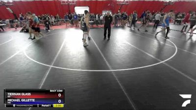 152 lbs Cons. Round 1 - Tiernan Glass, ND vs Michael Gillette, MN