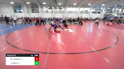 81 lbs Round Of 16 - Marvin Vasquez, BTS Providence vs Justin Waitt, Salem NH