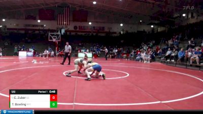 120 lbs 5th Place Match - Cade Zuber, Greenfield-Central vs Tobias Bowling, Purdue Polytech