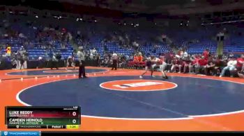 120 lbs Semis & 1st Wrestleback (8 Team) - Camden Heinold, Mahomet (M.-Seymour) vs Luke Reddy, Deerfield (H.S.)