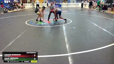 106 lbs Quarterfinals (8 Team) - David Serrano, Merritt Island vs Zakarii Robinson, Miramar