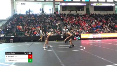 184 lbs Semifinal - Ryan Preisch, Lehigh vs Lou DePrez, Binghamton