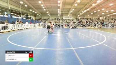 220 lbs Round Of 64 - John Drury, VA vs Isaiah Bradeen, ME