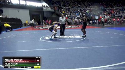 144 lbs Champ. Round 1 - Allante Jackson, Beat The Streets Chicago-Bellwood vs Riley Mason, Sauk Valley WC