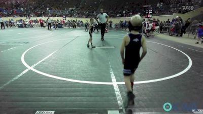 40 lbs Consi Of 4 - Spencer Jacobson, Bridge Creek Youth Wrestling vs Owen Spurgeon, Cushing Tigers