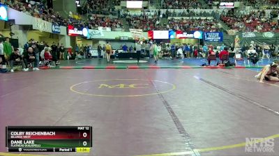 AA - 145 lbs Quarterfinal - Dane Lake, Flathead (Kalispell) vs Colby Reichenbach, Billings West