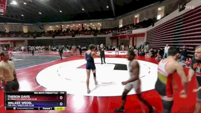 175 lbs 1st Place Match - Theron Davis, El Reno F/G Wrestling Club vs Walker Wedel, The Hall Wrestling Club