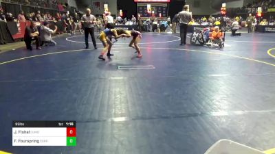 95 lbs Consy 6 - Jocelyn Fishel, Cumberland Valley vs Finley Fourspring, Corry