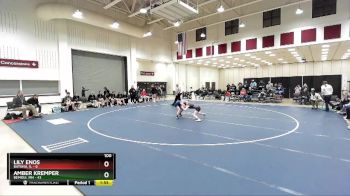 100 lbs Quarterfinals (8 Team) - Amber Kremper, Bemidji, MN vs Lily Enos, Batavia, IL