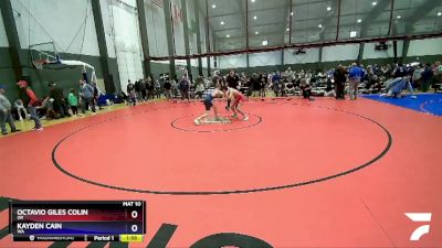 120 lbs Champ. Round 1 - Octavio Giles Colin, OR vs Kayden Cain, WA