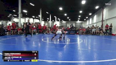 125 lbs Placement Matches (8 Team) - Taina Fernandez, Maryland vs Jacob Lootans Jr., Wisconsin