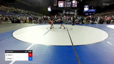 126 lbs Cons 8 #1 - Declan Koch, Wisconsin vs Isaiah Jones, Oklahoma