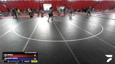 195 lbs 5th Place Match - Eli Roiko, MN vs Samson Smith, WI