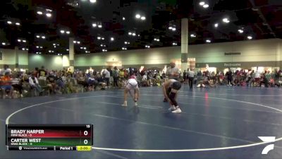 106 lbs Round 4 (6 Team) - Carter West, Iowa Black vs Brady Harper, MXW Black