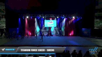 Titanium Force Cheer - Sirens [2021 L2 Junior - D2 - Small Day 2] 2021 The American Gateway DI & DII