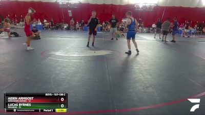 137-138 C Round 2 - Lucas Byrnes, Waukon vs Aiden Armgost, Wisconsin Rapids