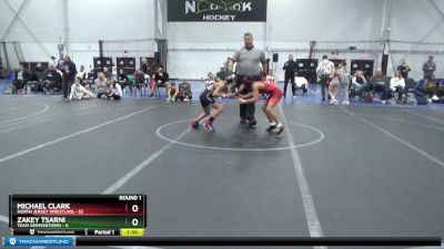 88 lbs Round 1 (4 Team) - Michael Clark, North Jersey Wrestling vs Zakey Tsarni, Team Germantown