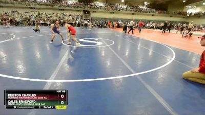 100 lbs Champ. Round 1 - Keiston Charles, Richmond Youth Wrestling Club-AA vs Caleb Bradford, Seneca Youth Wrestling Club-AAA