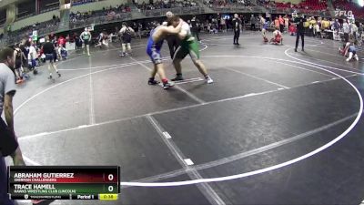 275 lbs Semifinal - Trace Hamell, Hawks Wrestling Club (Lincoln) vs Abraham Gutierrez, Sherman Challengers