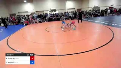 55 kg Rnd Of 64 - Ryder Newton, Thunder Mountain WC vs Gabe English, New York