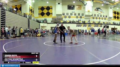 97 lbs Champ. Round 2 - Xavier Flores, Center Grove Wrestling Club vs Julius West, Warren Wrestling Academy