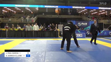 JOHN PAUL GARCIA vs ALLONTATE DERRICK ELLERBE 2024 Pan Jiu Jitsu IBJJF Championship