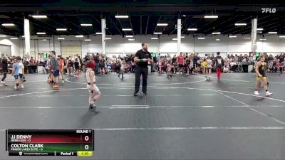 48 lbs Round 1 (8 Team) - JJ Denny, Rebellion vs Colton Clark, Finger Lakes Elite