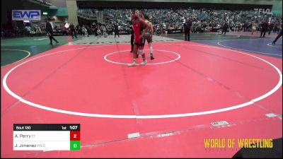 130 lbs 3rd Place - Amir Perry, Cordoba Trained vs James Jimenez, Predators Wrestling Club