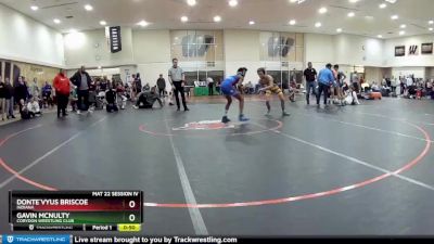 110 lbs Cons. Round 3 - Donte`Vyus Briscoe, Indiana vs Gavin McNulty, Corydon Wrestling Club