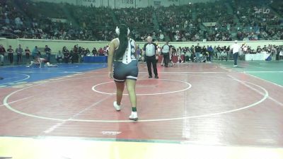 161 lbs Round Of 32 - Khia Holbert, Locust Grove Middle School vs Emma Resendiz, El Reno