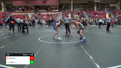 100 lbs Cons. Round 4 - Joseph Vigil, Thornton vs Brice Patrick, Duran Elite