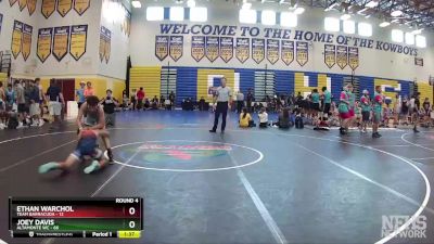 120 lbs Round 4 (8 Team) - Ethan Warchol, Team Barracuda vs Joey Davis, Altamonte WC