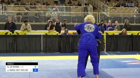 SAMANTHA JO SHAW vs JEDIDAH ROSE HOY YEN GROSECLOSE 2024 Pan Jiu Jitsu IBJJF Championship