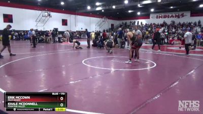 170 lbs 1st Place Match - Erik McCown, Palm Desert vs Khale McDonnell, Fountain Valley