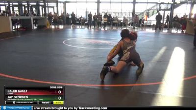 J-14 lbs Cons. Semi - Caleb Gault, LMWC vs Jay Georgen, Delaware County Wrestling Club