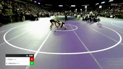 106 lbs Consi Of 16 #2 - Jacob Cava, Torrey Pines (SD) vs Elijah Valencia, Merced (SJ)