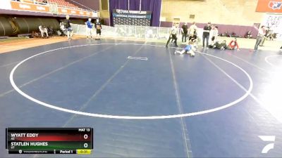 100 lbs Cons. Round 1 - Wyatt Eddy, AZ vs Statlen Hughes, UT