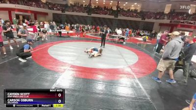 113 lbs Cons. Semi - Cayden Scott, Raw Wrestling Club vs Carson Osburn, Oklahoma