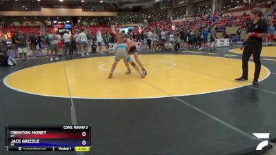 126 lbs Cons. Round 3 - Trenton Moret, CO vs Jace Grizzle, KS