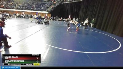 150 lbs Cons. Round 2 - Gable Underbakke, Iowa vs Waker Black, Iowa