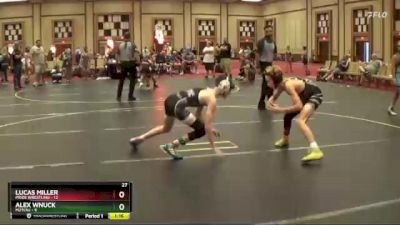 91 lbs Finals (8 Team) - Alex Wnuck, M2TCNJ vs Lucas Miller, Pride Wrestling